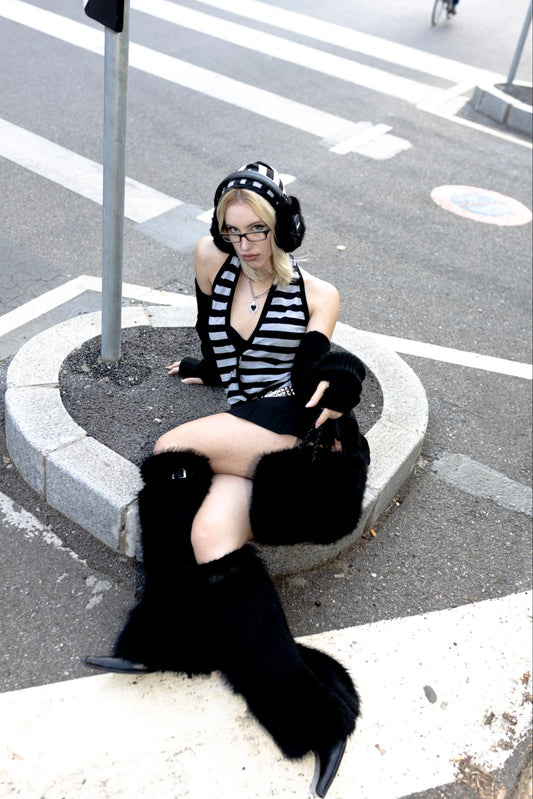 WUFFI headphones earmuff BLACK